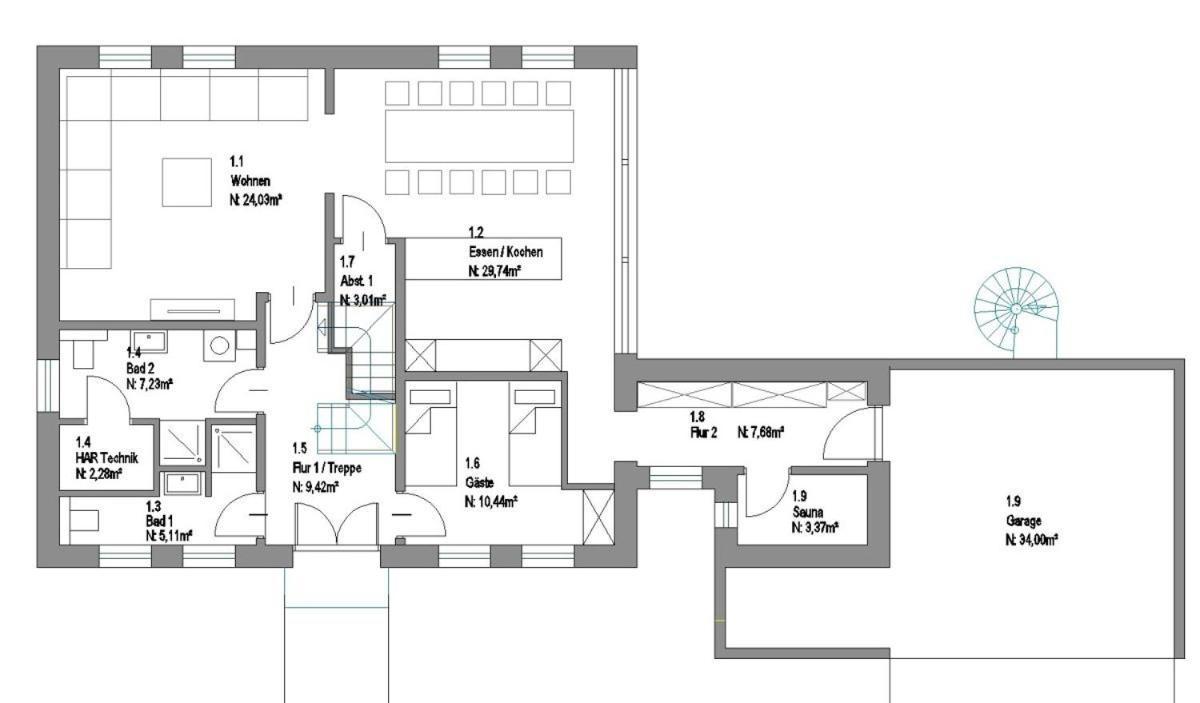 Villa Fh Magnolia Fuer 12 Pers. Mit Terrasse + Dachterasse à Born Extérieur photo