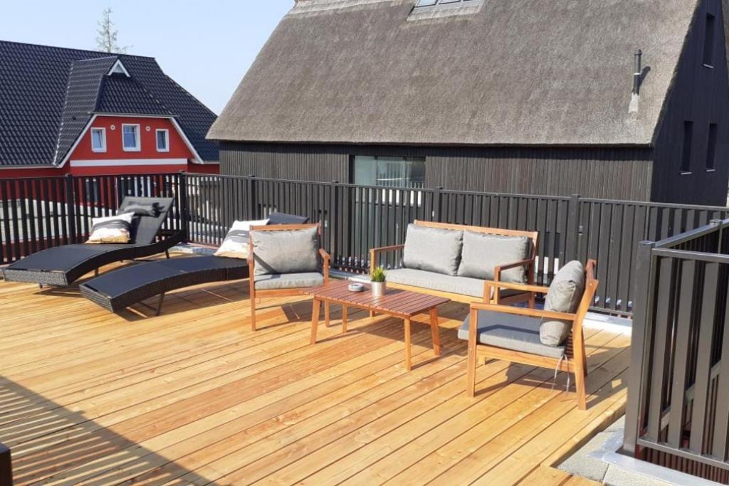 Villa Fh Magnolia Fuer 12 Pers. Mit Terrasse + Dachterasse à Born Extérieur photo